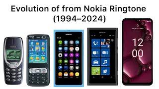 Evolution of from Nokia Ringtone (1994–2024)#nokiaringtone #smartphone