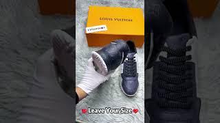 2024 Christmas Gift Real VS Fake Louis Vuitton Run Away Sneakers unboxing checking