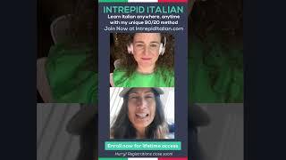 JOIN INTREPID ITALIAN  Registrations NOW OPEN IntrepidItalian.com (Sheila's Testimonial)