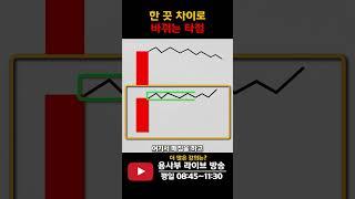 주식 단타 타점의 미세한 차이 #주식단테 #주식단타 #단타매매 #차트분석