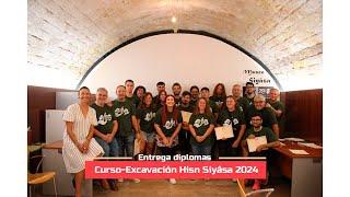 Entrega de diplomas del Curso de Arqueología Hisn Siyâsa 2024