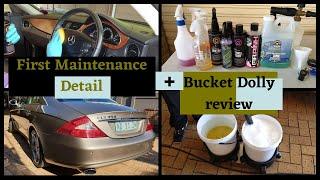 First maintenance wash - BUCKET DOLLY REVIEW - Mercedes CLS (chemical guys, Glossworx, Detail ease)