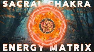 Sacral Chakra energy matrix boost your creative energy | Theta waves meditation music