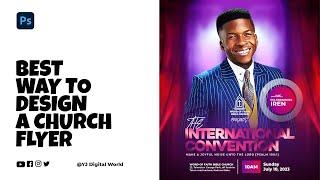 Best Way To Design A Church Flyer | Photoshop