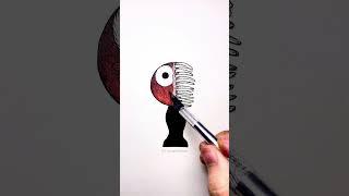 Brud phase 5 6 transformation #stopmotion #drawing #sprunki #incredibox