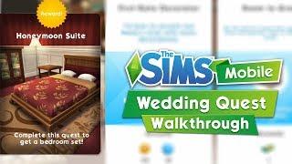 The Sims Mobile: The Wedding Quest Walkthrough / Honeymoon Suite Overview