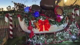 Christmas Lights Display at Ethel M Chocolate Factory #christmas #chocolate #travel #tours #vacation