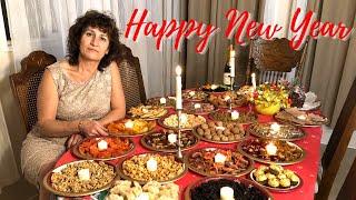 Armenian New Year's Eve Party - Desserts & Dried Fruits Table