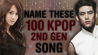 CAN YOU NAME THESE 100 KPOP 2ND GENERATION SONG? | THIS IS KPOP GAMES - CHALLENGE