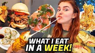 How Much Do I ACTUALLY EAT as a Food Influencer? (FULL WEEK of eating!)