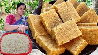 ১ কাপ কাঁচা চাল দিয়ে বানিয়ে নিন লোভনীয় স্বাদের দানাদার সন্দেশ মুখে দিলেই মিলিয়ে যাবে|Sweet recipe