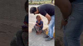 Her smile made my day️️ #humanity #help #shorts #shortvideo #hussainmansuri