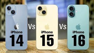 iPhone 14 Vs iPhone 15 Vs iPhone 16 :A Detailed Analysis