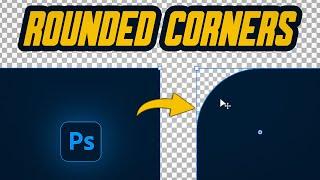 How to add Perfect Rounded Corners and line round endings in photoshop Tutorial for Beginners