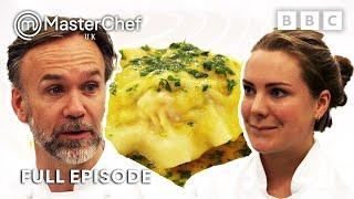 Lobster And Salmon Ravioli Skills Test! | The Professionals | Full Episode | S8 E7 | MasterChef UK