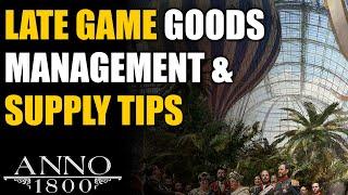 Anno 1800 Ultimate Guide: Late Game Goods Management & Supply Tips