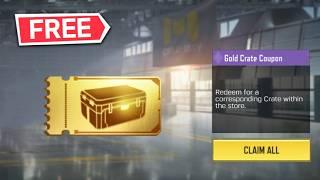 CLAIM FREE 5 GOLD CRATE COUPONS + 18 CASTE IN BLOOD CRATES