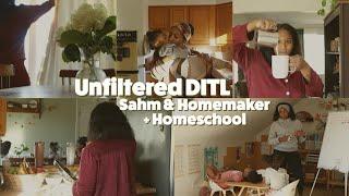 Unfiltered Day In The Life of a SAHM + Homeschooling | Homemaking