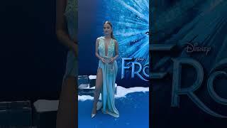 Stefania bij de galapremière van Frozen de Musical op 9 juni 2024 in AFAS Circustheater Scheveningen