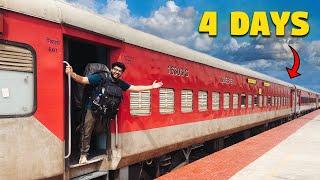 I spent 4 Days Inside INDIA'S LONGEST TRAIN (78+ Hours)  