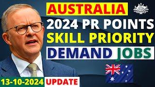 Australia PR Points Skill Priority For In-Demand Jobs 2024 | Australia Visa Update