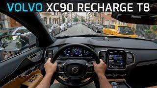 2023 VOLVO XC90 RECHARGE T8 PHEV 455 HP POV TEST DRIVE