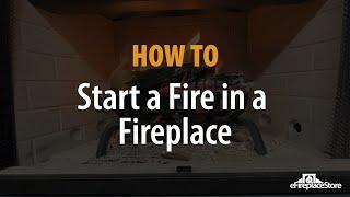 How to Start a Fire - eFireplaceStore