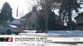 Child tests positive for meth, day care license suspended