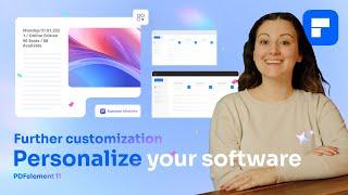 Personalized PDF Editing Experience | Windows | PDFelement 11