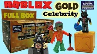 Roblox Celebrity Series 1, Blind Boxes & Codes, Gold, Full Case, Unboxing & Gaming Info