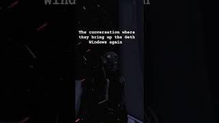 The conversation where they bring up the Geth Windows again #geth #gaming #shorts #masseffect