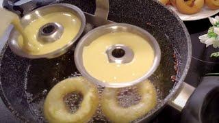 We show you how to make liquid donuts! Easy donuts recipe