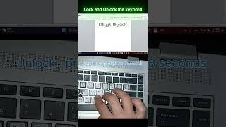 Lock  and unlock  the keyboard ⌨️فتح و قفل لوحة مفاتيح الحاسوب بظغطة زر واحدة