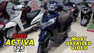 All About New 2025 Honda Activa 125 MOST DETAILED Review | Activa 125 New Model 2025 | 125cc Scooter