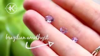 Hexagon Faceted Gemstones | Kernowcraft