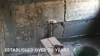 BUILDING WORK & PLASTER SKIMMING ON OLD WALLS IN CAERPHILLY SOUTH WALES