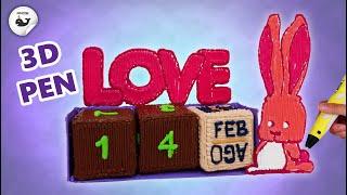 3D PEN CREATION | CALENDAR | HOW TO MAKE CALENDAR WITH A 3D PEN | FREE TEMPLATE | 3D PEN ART