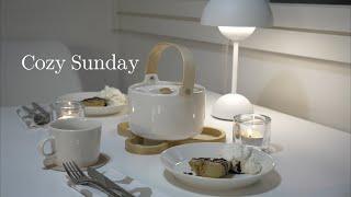 Cozy Sunday | quiet life, apple pancake | Stockholm Christmas window shopping | slow nordic living