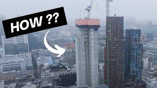  Engineering Marvel - Top-Down Construction & Slipform Innovations in London! ️