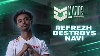 refrezh destroys NaVi in quadro kill | NaVi vs Heroic | PGL Major Antwerp