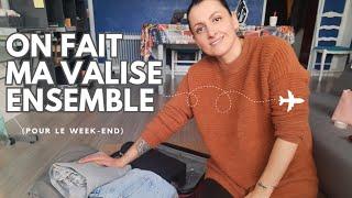 ON FAIT MA VALISE ENSEMBLE ! Vlog Lille