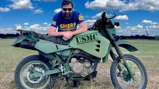 Testing the “Un-stoppable” Military DIESEL Motorcycle