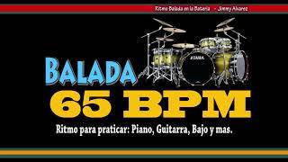 Ritmo Balada 002 - 65 bpm ritmo en la bateria -