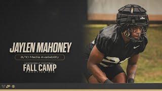 August 10, 2023 | Jaylen Mahoney Media Availability