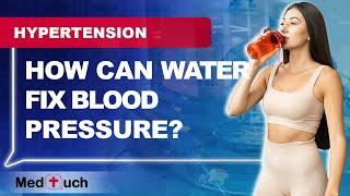 Does drinking water increase blood pressure?