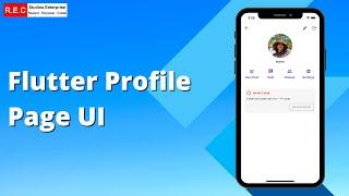 Flutter Profile UI - Tutorial | REC Studios MY