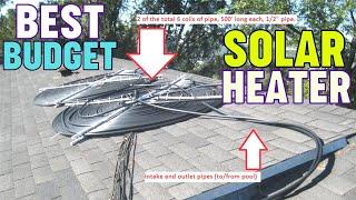 New Inexpensive Solar Swimming Pool Heater Review || Best Budget Solar Heater