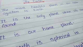 10 lines essay on the earth