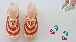 آموزش بافتنی|بافت پاپوش با دومیل شیک و راحتLeather shoe weaving training