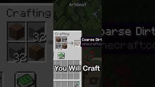 Infinite Dirt in Minecraft
